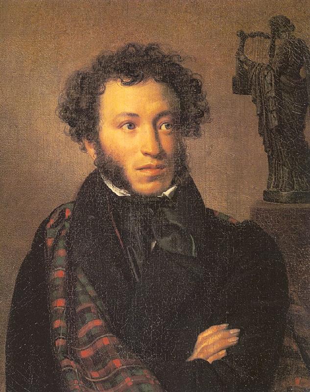 Kiprensky, Orest Portrait of the Poet Alexander Pushkin oil painting picture